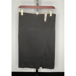 𝅺nwt Loft Work Skirt Pencil Skirt Back Zip Black NEW